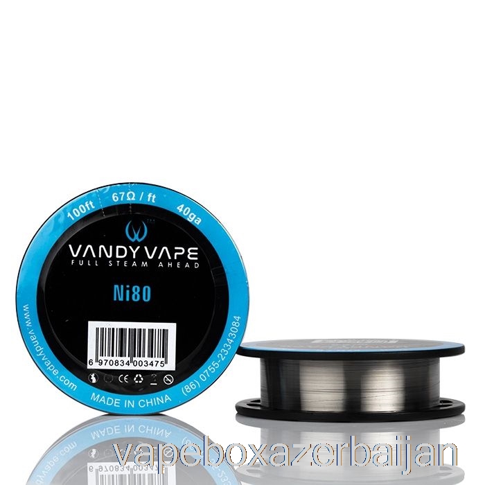 Vape Box Azerbaijan Vandy Vape Specialty Wire Spools Ni80 - 40GA - 100ft - 6.7ohm